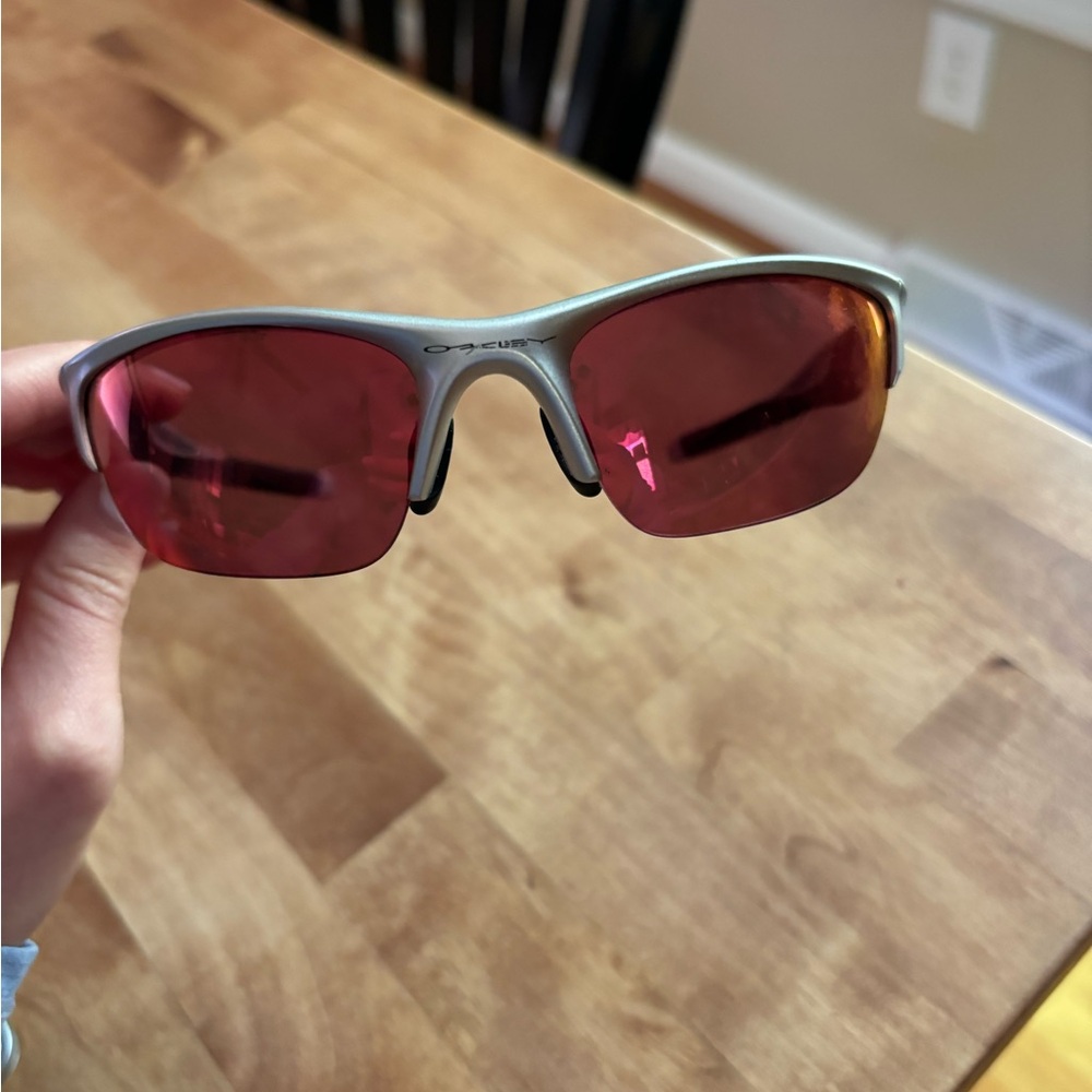 Oakley half jacket with field prism lenses. Perfect for baseball/softball
